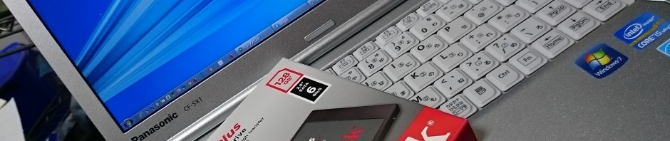 Intel SSD 320シリーズ→SanDisk Ultra Plus に交換したったったった